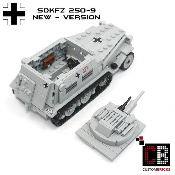 CUSTOMBRICKS De LEGO WW2 WWII Wehrmacht SD SDKFZ 250 251 252 Panzer