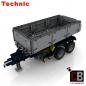 Preview: Custom 42043  trailer 2-axle with tipping function - grey