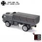 Preview: CUSTOM Bundeswehr 5t MAN 4x4 LKW - grau - aus LEGO® Steinen