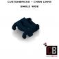 Preview: CustomBricks Kettenglieder - 100x Single Wide