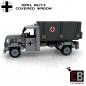 Preview: Custom WW2 Opel Blitz covered wagon with Red-cross