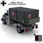 Preview: Custom WW2 Opel Blitz covered wagon with Red-cross