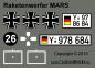 Preview: Custom Decals Bundeswehr Rocket Launcher MARS