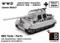 Preview: CUSTOM WW2 Panzer Jagdtiger 128mm aus LEGO® Steinen