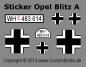 Preview: Custom Decals Opel Blitz - A