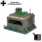 Preview: CUSTOM WW2 Funk Bunker mit 2 Soldaten aus LEGO® Steinen