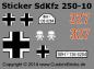 Preview: Custom Decals SdKfz 250-10 - OLD Version
