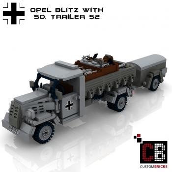 Custom WW2 Ruine + Wespe + Opel Blitz + Bunker + SdKfz 251-9