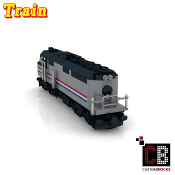 CB Railway F40PH - Train engine