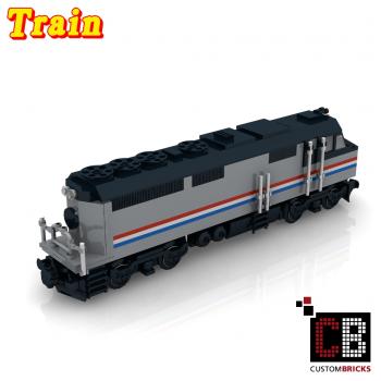 CB Railway F40PH - Train engine