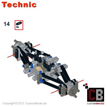 Custom 42141 RC Formula 1 Car - modification parts