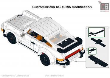 Custom 10295 RC modification parts without electric