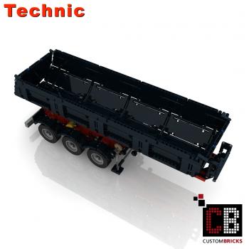 Custom tipping semitrailer