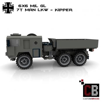 Custom Bundeswehr 7t MAN mil gl 6x6 Tipper - gray