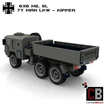 Custom Bundeswehr 7t MAN mil gl 6x6 Tipper - gray