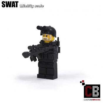 SWAT Hubschrauber - MH-6 Little Bird aus LEGO® Steinen