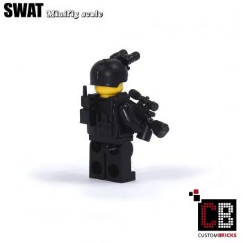 SWAT Sports car made of LEGO® bricks