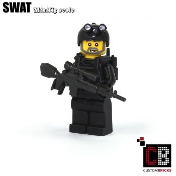 SWAT Sports car made of LEGO® bricks