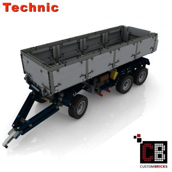 CUSTOM Arocs trailer with tipping function - grey