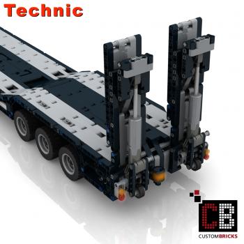 Custom RC low loader with ramps