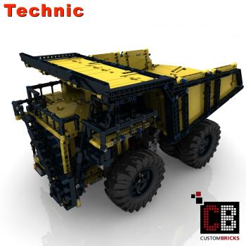 Custom RC Mine Dump Truck - yellow