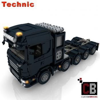 Custom RC truck 10x4 6 SLT Truck - black