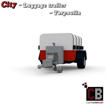 Custom T1 Luggage Trailer with tarpaulin