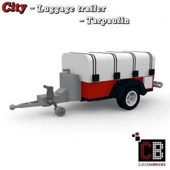 Custom T1 Luggage Trailer with tarpaulin