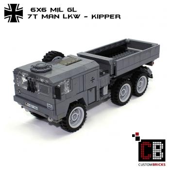 CUSTOM Bundeswehr 7t MAN 6x6 LKW - Kipper - aus LEGO® Steinen