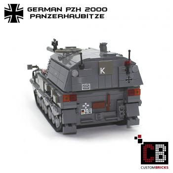 CUSTOM Bundeswehr MBT Panzerhaubitze PzH 2000 made of LEGO® bricks