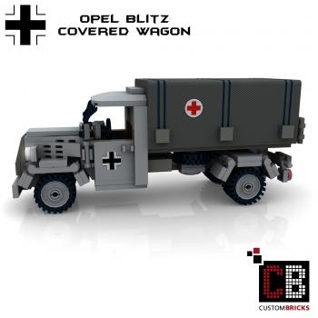 Custom WW2 Opel Blitz covered wagon with Red-cross