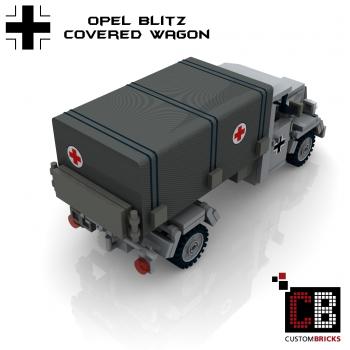 Custom WW2 Opel Blitz covered wagon with Red-cross