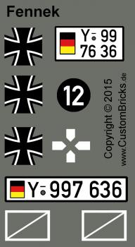 Custom Sticker Bundeswehr Fennek