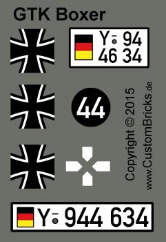 Custom Sticker Bundeswehr GTK Boxer
