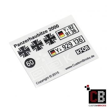 Custom Sticker Bundeswehr Panzerhaubitze 2000