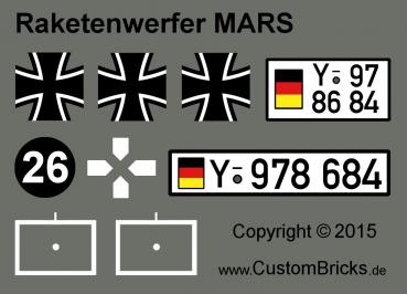Custom Sticker Bundeswehr Raketenwerfer MARS