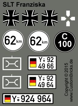 Custom Sticker Bundeswehr SLT Franziska