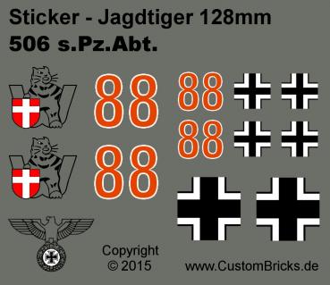 Custom Decals 506 s.Pz.Abt Jagdtiger 128mm