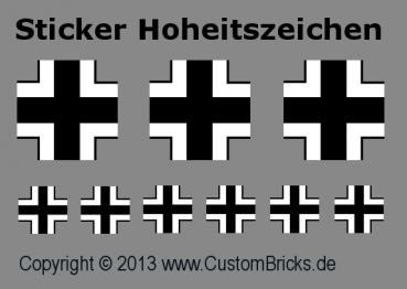 Custom Sticker Hoheitszeichen der Wehrmacht