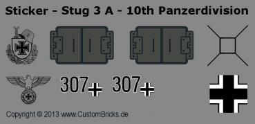 Custom Sticker Panzer Stug 3 Ausf. A