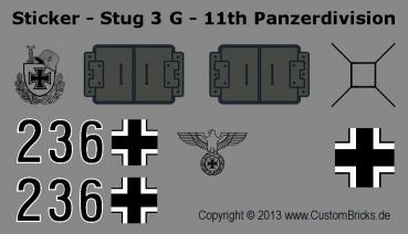 Custom Sticker Panzer Stug 3 Ausf. G
