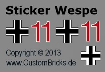 Custom Sticker Panzer Wespe