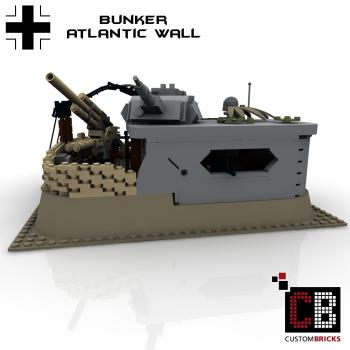 Custom WW2 Normadie Bunker - Flak 36 & Panzer IV