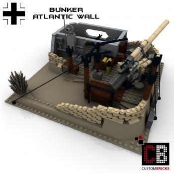 CUSTOMBRICKS.de - LEGO Bunker Afrika Afrikakorps Custom WW2 Deutsche ...