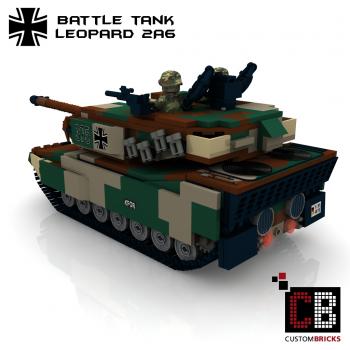 Custom Bundeswehr Tank Leopard 2A6 - Camo