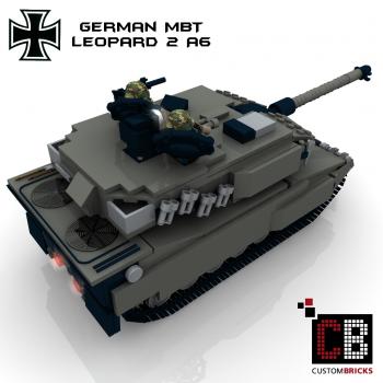 Custom Bundeswehr Tank Leopard 2A6 - gray
