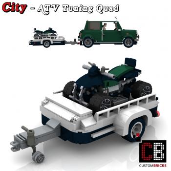 Custom Mini-C. ATV Tuning Quad with Trailer