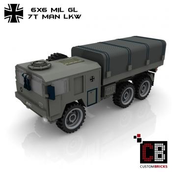 Custom Bundeswehr 7t MAN mil gl 6x6 Truck - gray
