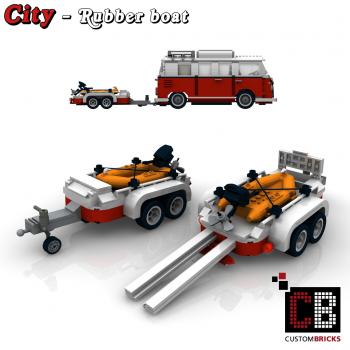 Custom T1-Bus Trailer with Boat