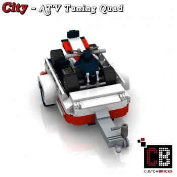 Custom T1-Bus ATV Tuning Quad with Trailer